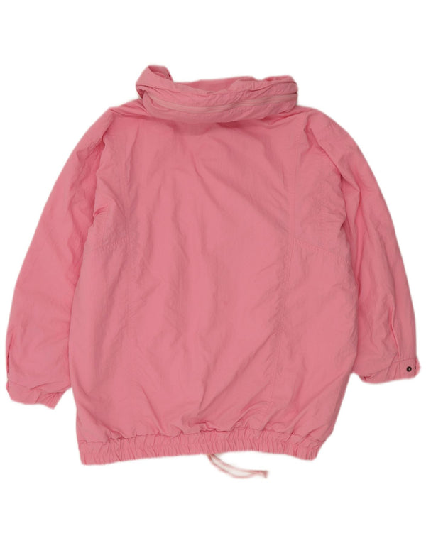 SCHOFFEL Womens Oversized Anorak Jacket EU 40 Medium Pink Polyamide