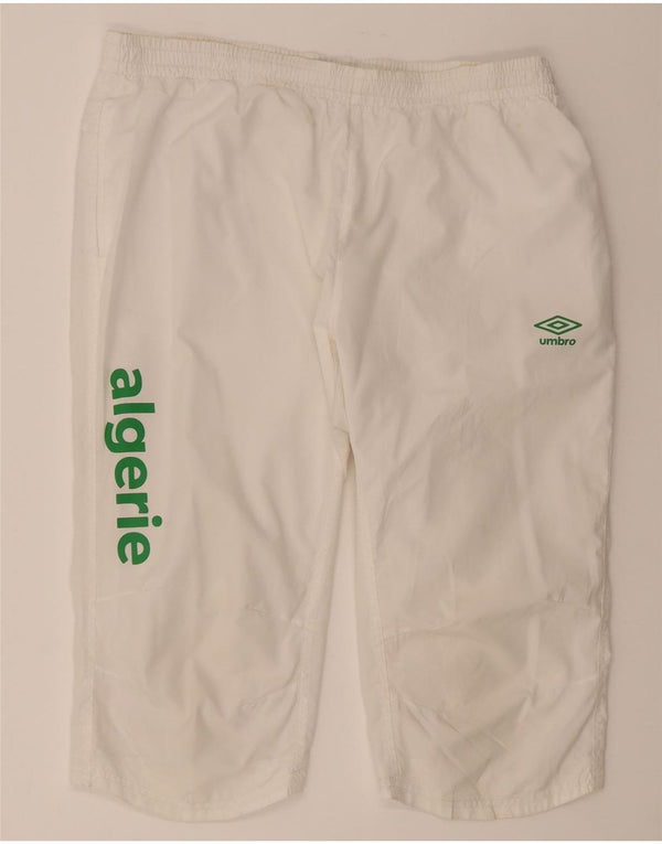 Мужские спортивные шорты-бермуды с рисунком Umbro 2XL, белый полиэстер