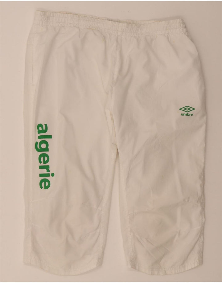 Мужские спортивные шорты-бермуды с рисунком Umbro 2XL, белый полиэстер