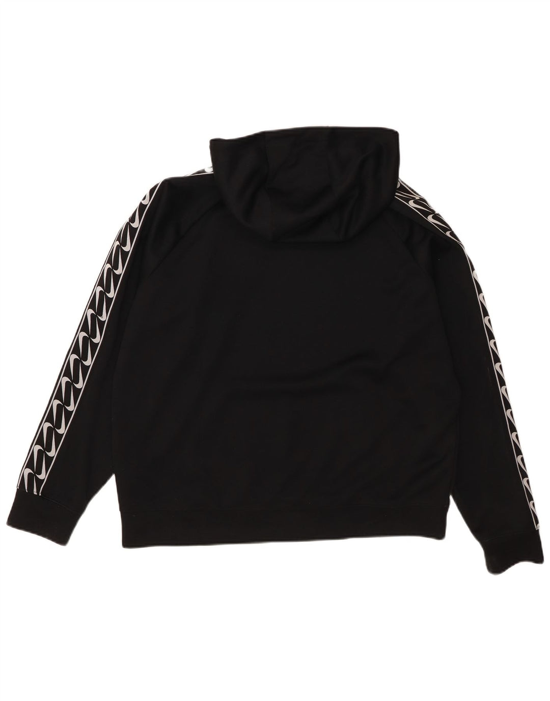 Женский джемпер с капюшоном Nike Oversized с рисунком UK 14, средний черный, полиэстер