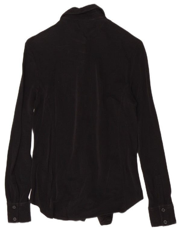 Max & Co. Womens Shirt IT 42 Medium Black Viscose