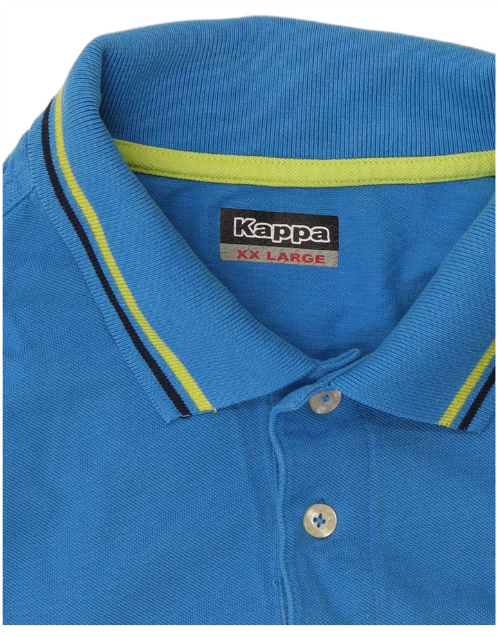 Рубашка Поло Мужская Kappa 2XL Синяя