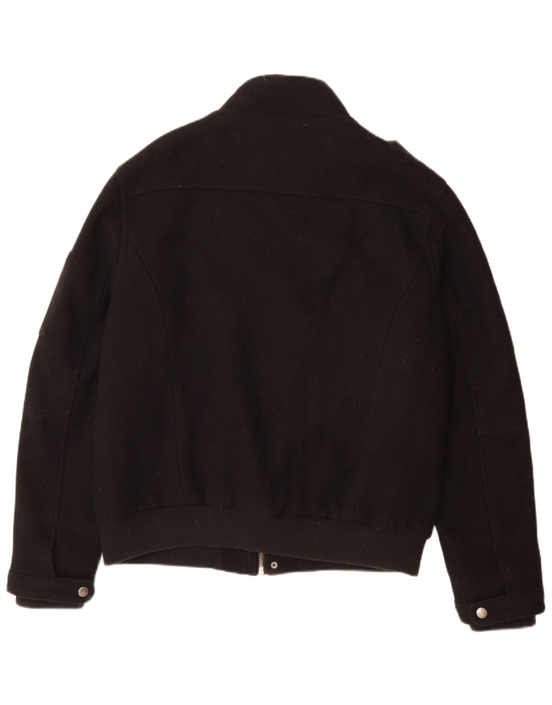 Мужская куртка-бомбер ANGELO LITRICO UK 42 XL, черная шерсть