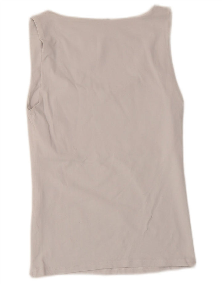 Женский жилет Zara UK 8, маленький, белый, полиамид