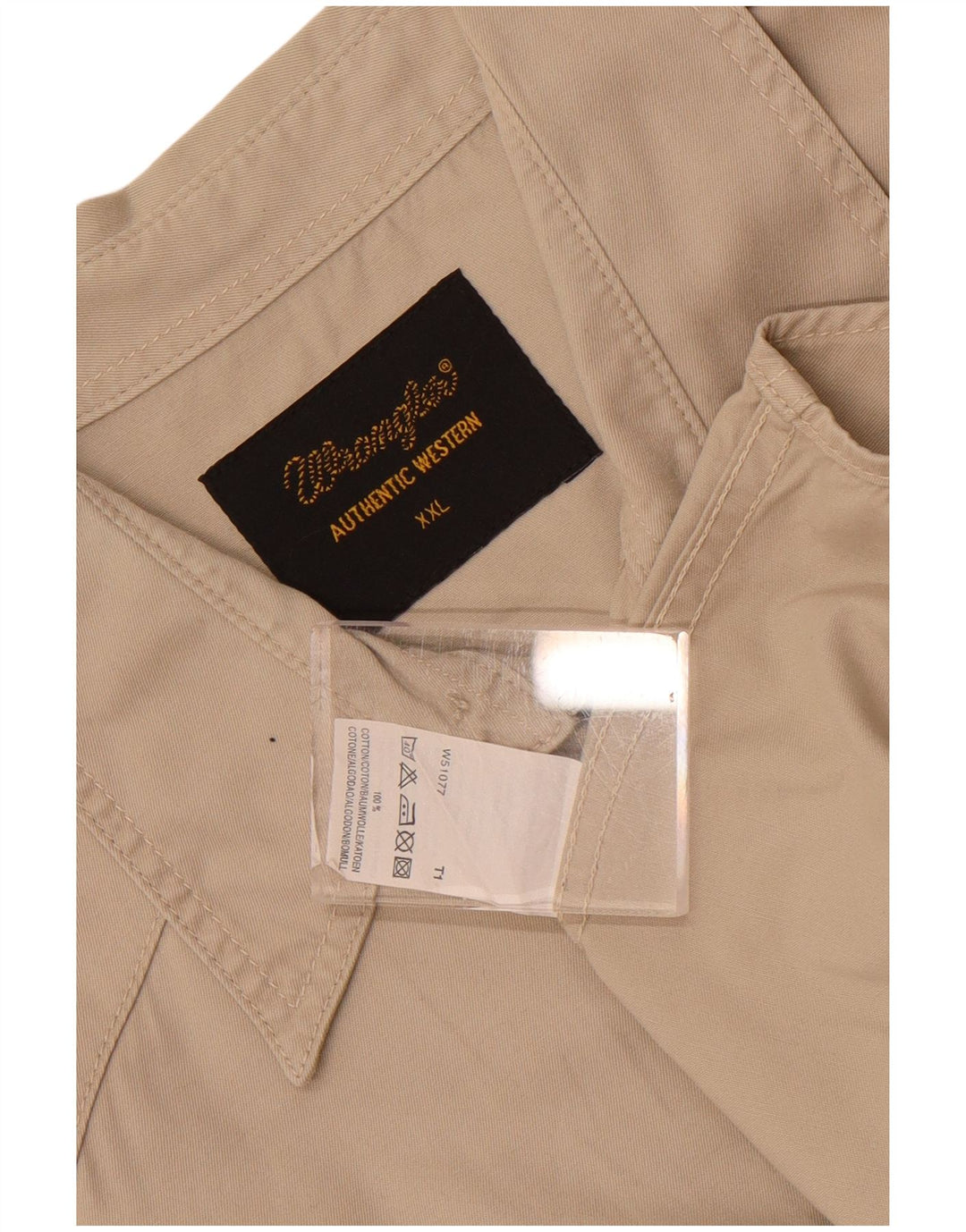 Мужская рубашка Wrangler 2XL бежевый хлопок