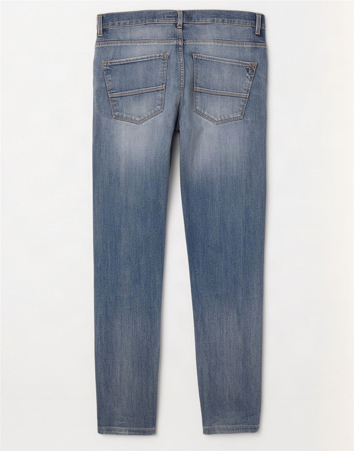 Мужские узкие джинсы Trussardi W32 L30 синие, хлопок