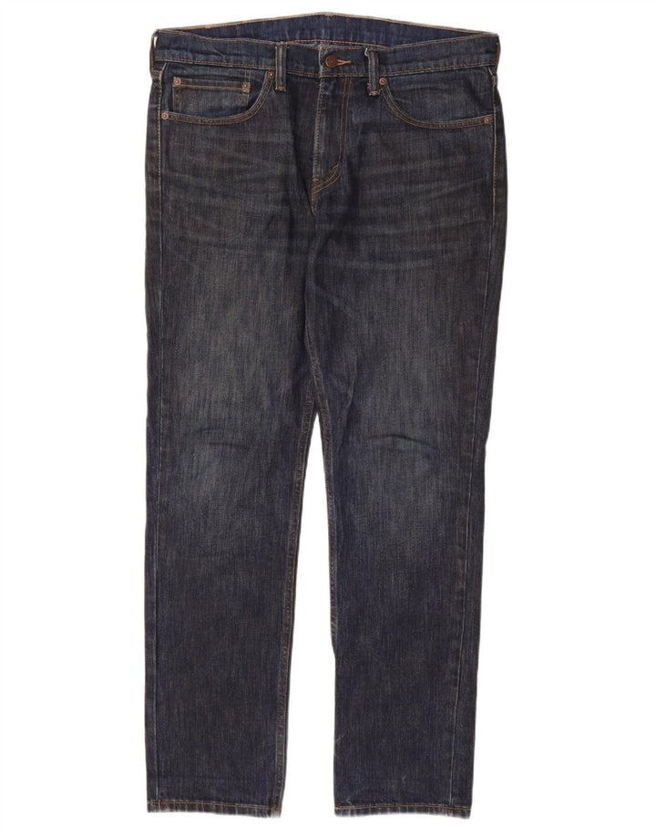 Мужские джинсы Levi's 511 Slim W34 L32 Темно-синие, хлопок
