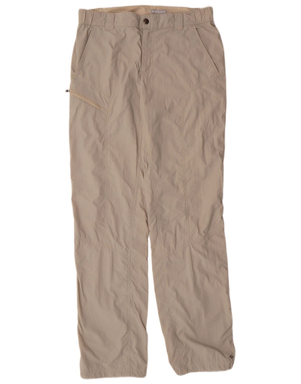 Мужские прямые брюки-карго Columbia W34 L34, бежевый нейлон