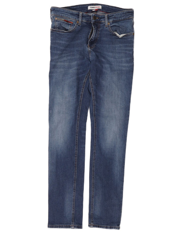 Tommy Hilfiger Mens Slim Jeans W32 L32 Blue Cotton