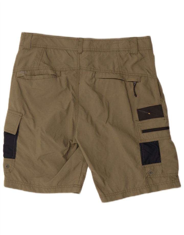 Мужские шорты для плавания-карго Quiksilver, средний хаки, полиэстер
