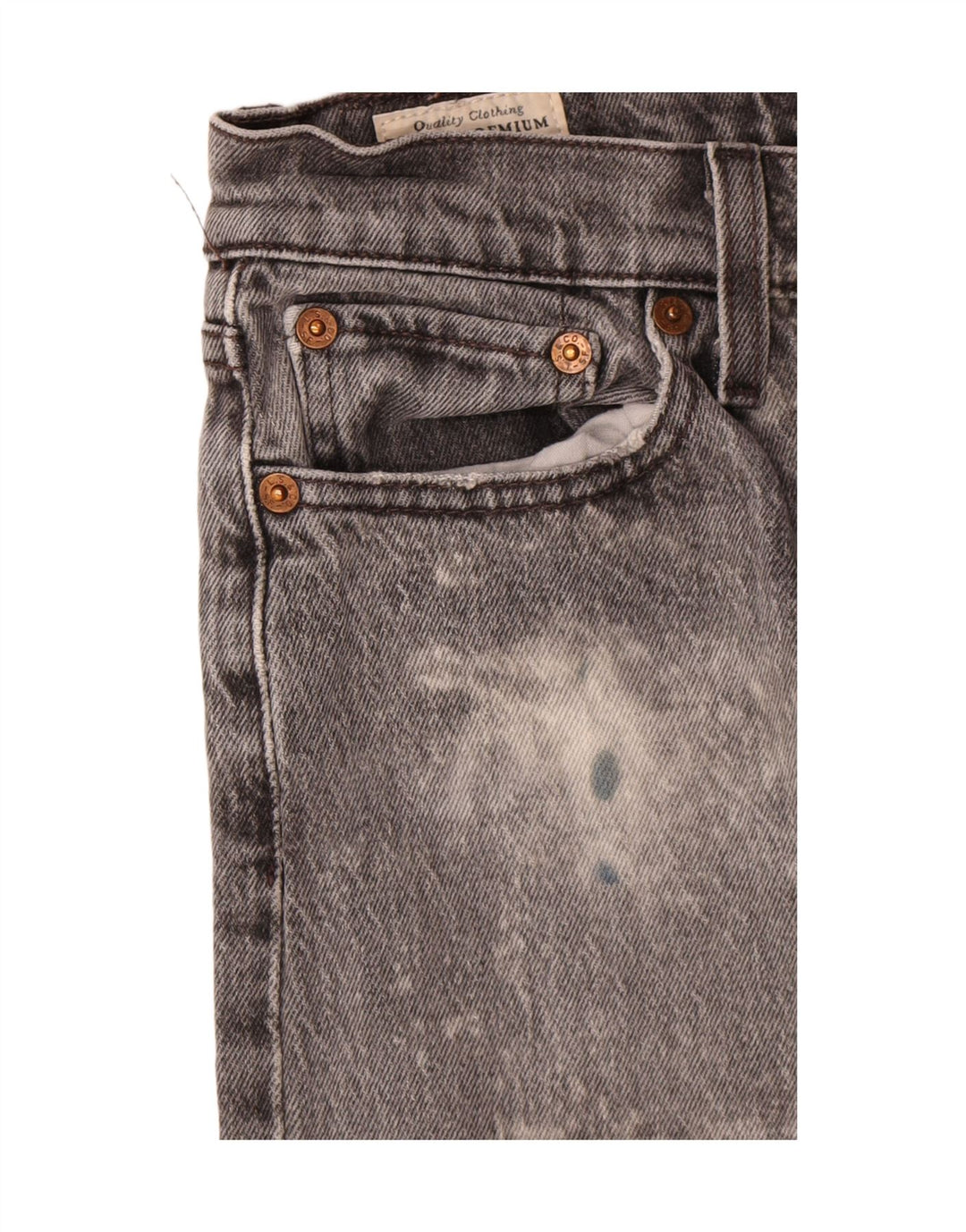 Женские прямые джинсы Levi's на танкетке W26 L26, серый хлопок