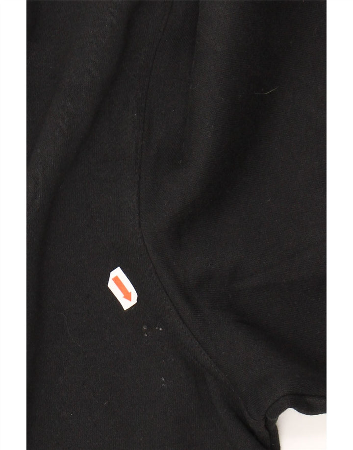 CHAMPION Mens Graphic Sweatshirt Jumper XL Black Cotton
