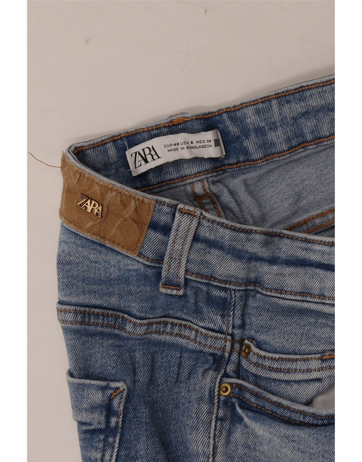 Женские узкие джинсы Zara EU 40 Medium W30 L27 Синие, хлопок