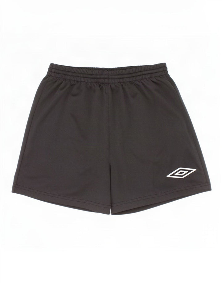 Спортивные шорты Umbro для мальчиков 9-10 лет, средние, черные