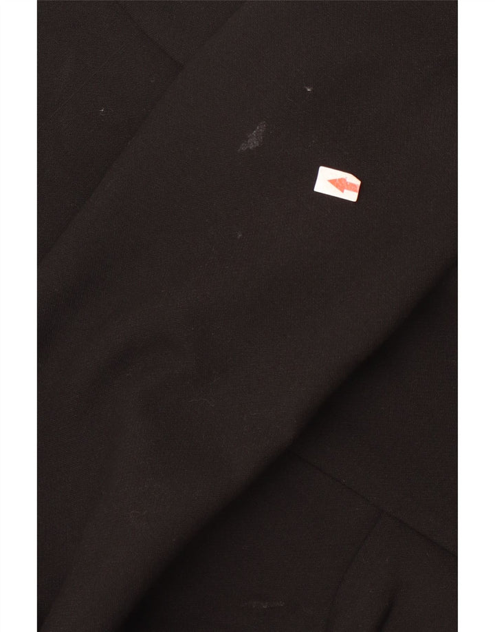 Женское двубортное пальто Zara UK 12, средний черный полиэстер