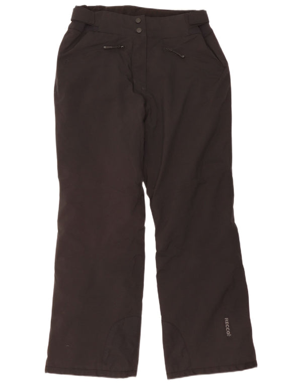 Женские лыжные брюки Mountain Warehouse UK 12, средний черный полиэстер