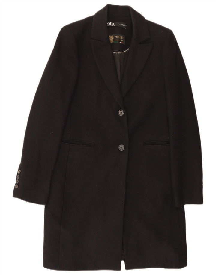 Женское пальто Zara UK 6 XS, черное шерстяное