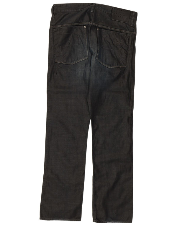 Мужские прямые джинсы G-Star W33 L32 темно-синие, хлопок