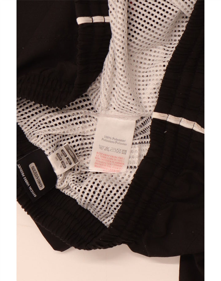 UMBRO Мужские спортивные шорты с рисунком XL, черные, полиэстер