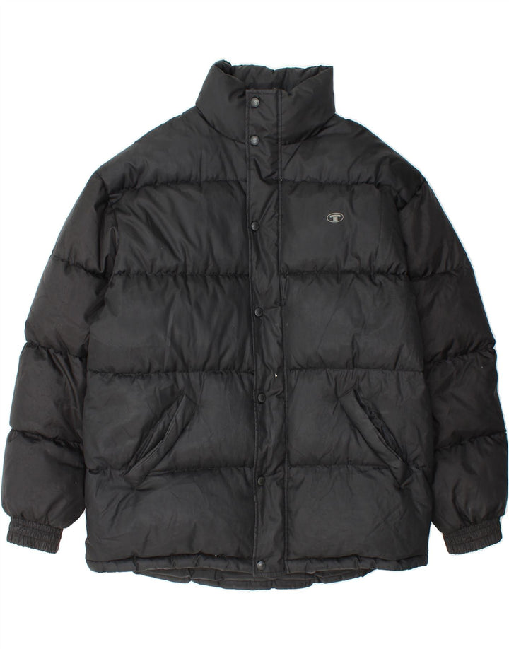 TOM TAILOR Mens Padded Jacket UK 42 XL Black Polyester Vintage Tom Tailor and Second-Hand Tom Tailor from Messina Hembry 