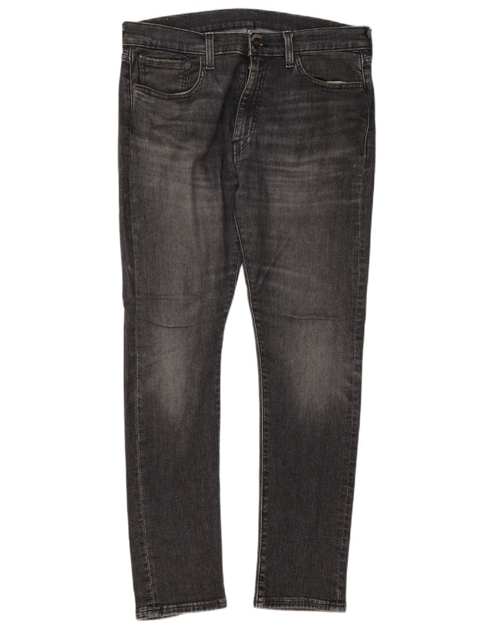 Мужские узкие джинсы Levi's W36 L32 Серые хлопковые