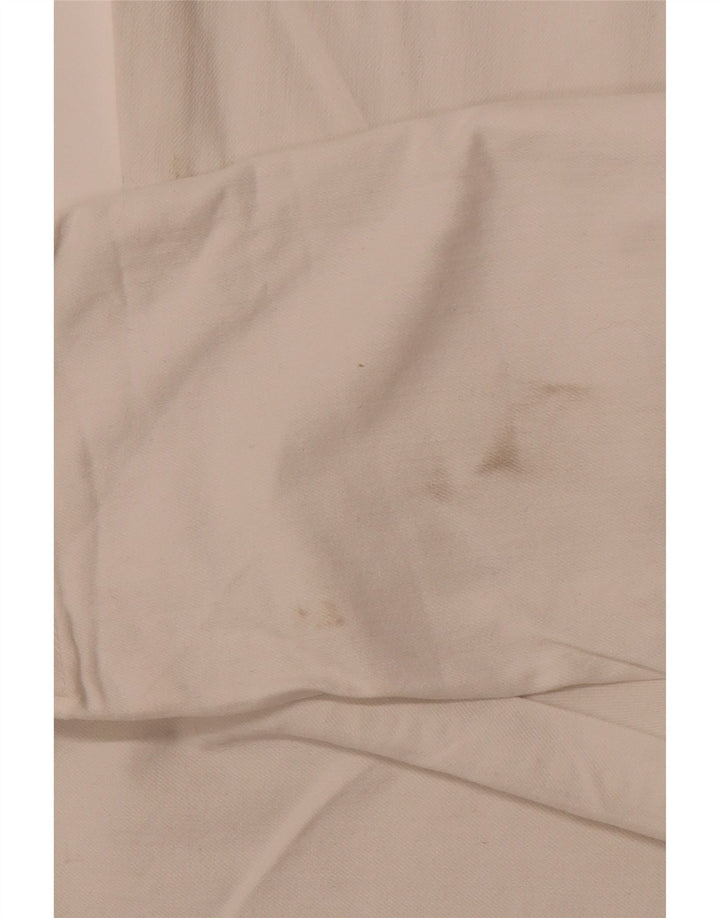 ЭКИПАЖНАЯ ОДЕЖДА Женские узкие повседневные брюки UK 12 Medium W30 L29 Белые