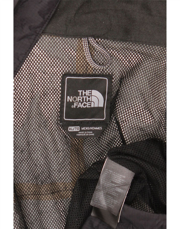 Мужская дождевик с капюшоном THE NORTH FACE UK 42 XL, черный нейлон