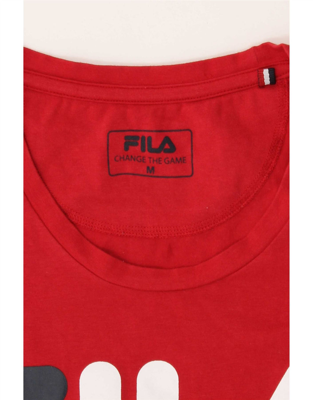 Женская футболка с рисунком Fila Top UK 12, средний красный