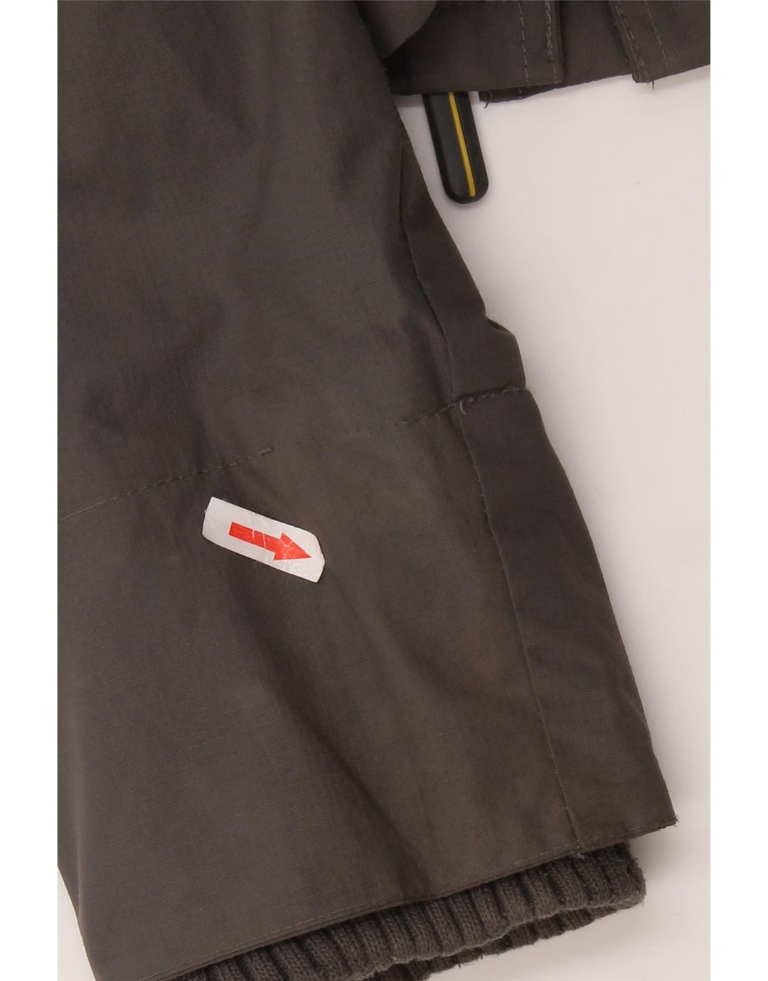 SUPERDRY Мужская ветровка с капюшоном UK 38 Средний Серый Нейлон