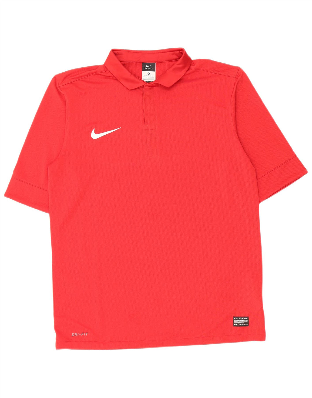 Мужская рубашка-поло Nike Dri Fit, средний красный полиэстер