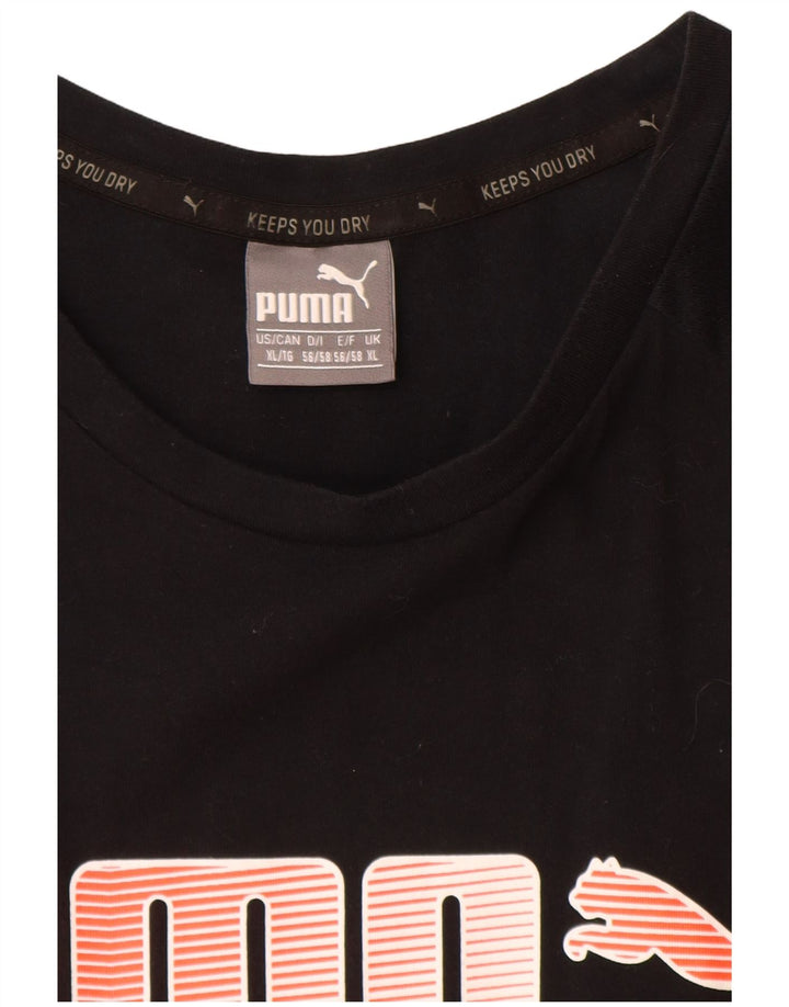 Мужская футболка с рисунком Puma Top XL черная