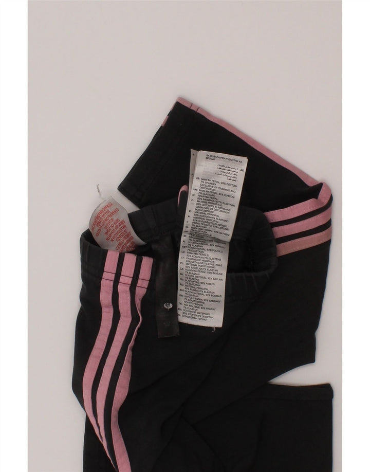 Леггинсы Adidas для девочек 3-4 лет, серый хлопок