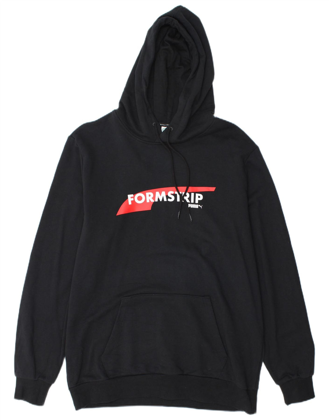 Мужская толстовка с капюшоном PUMA, большая черная
