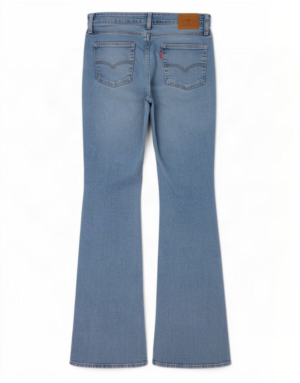 Женские расклешенные джинсы Levi's 726 с высокой посадкой W29 L32, синий хлопок