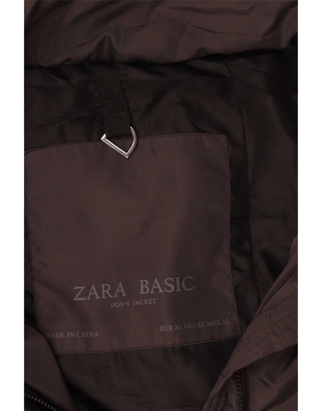 Женская стеганая куртка Zara UK 18 XL, черный полиэстер