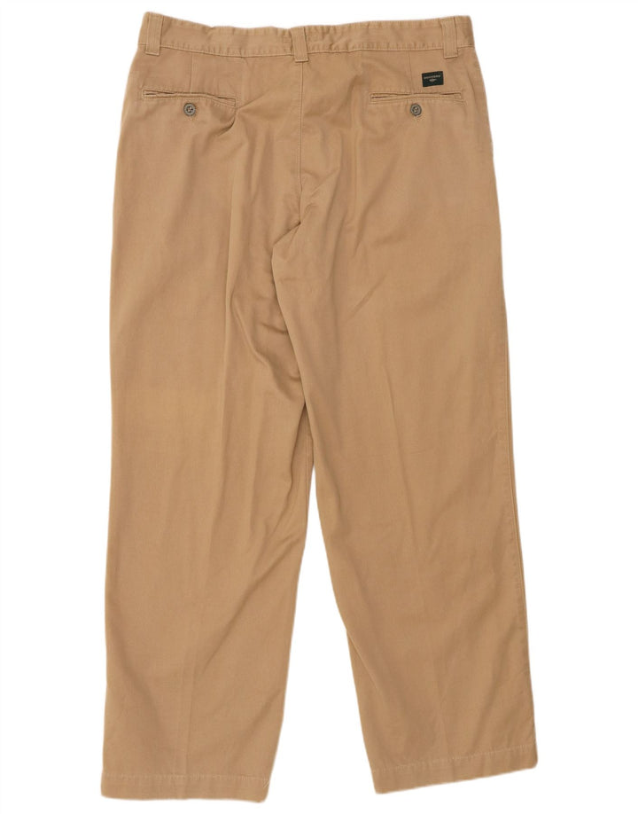 DOCKERS Мужские прямые брюки чинос цвета хаки W36 L32 Бежевые