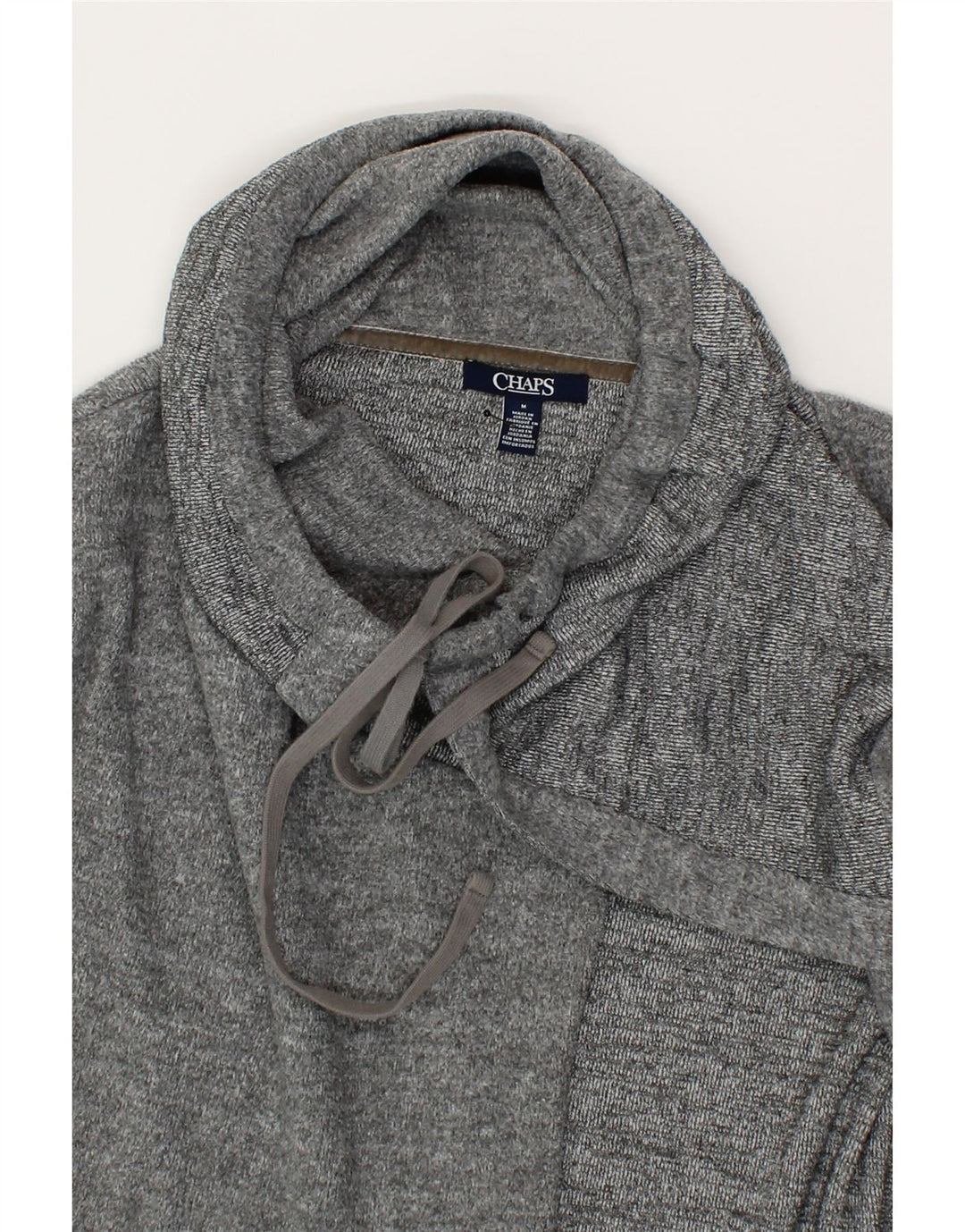CHAPS Womens Cardigan Sweater UK 14 Medium Grey Polyester Vintage Chaps and Second-Hand Chaps from Messina Hembry 