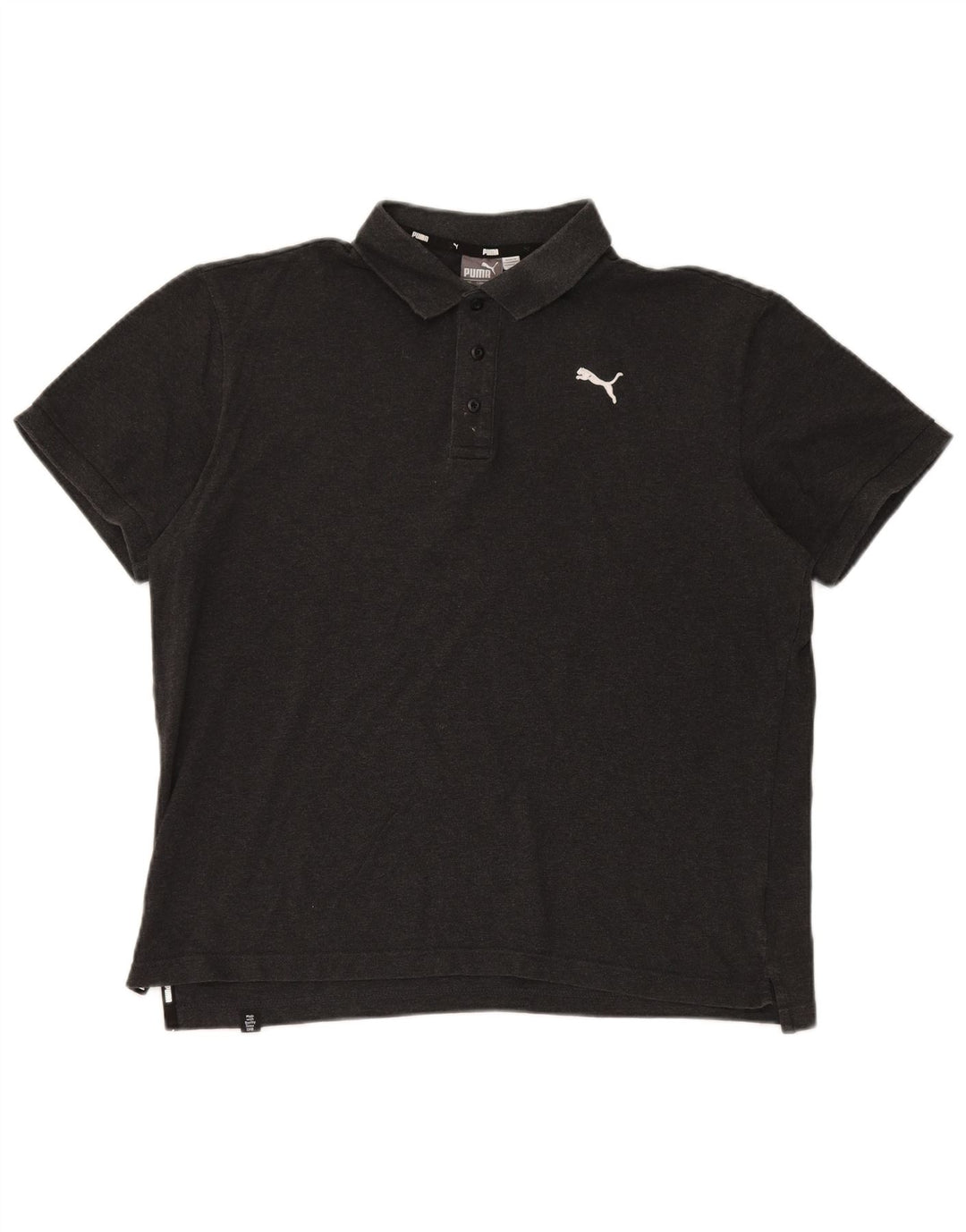 Мужская рубашка поло Puma, большая серая, хлопок