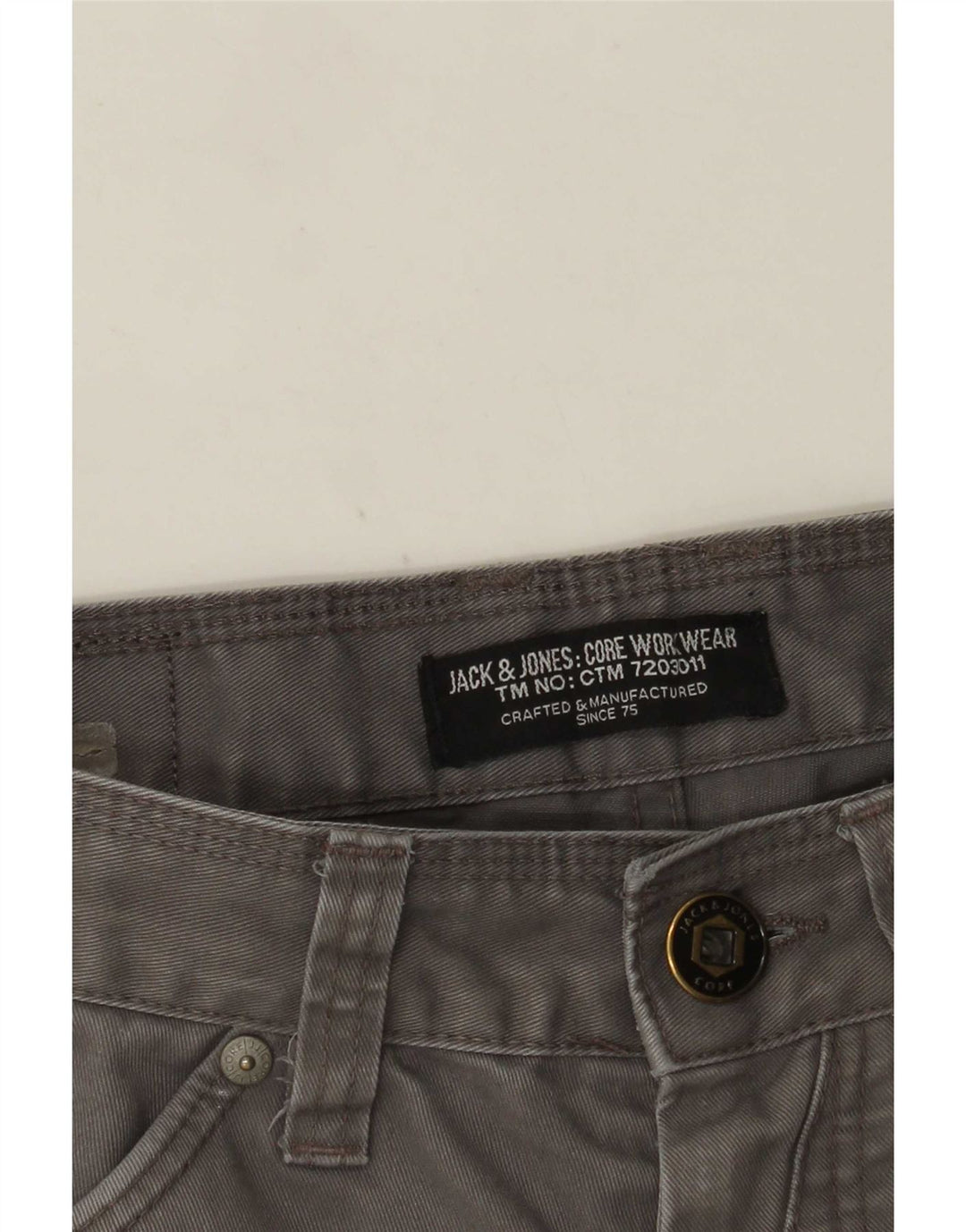 Брюки-бананы Jack & Jones мужские W28 L28 серые