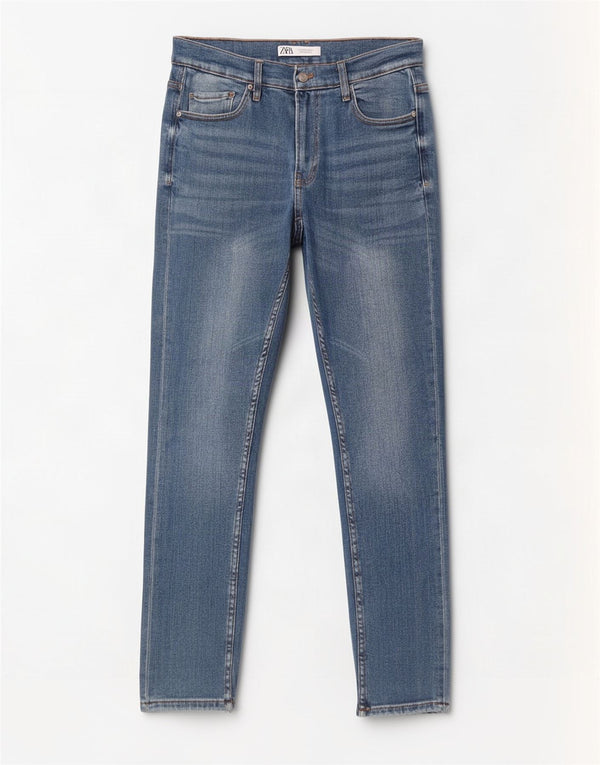 Мужские узкие джинсы Zara EU 44, большие W34 L32, синие
