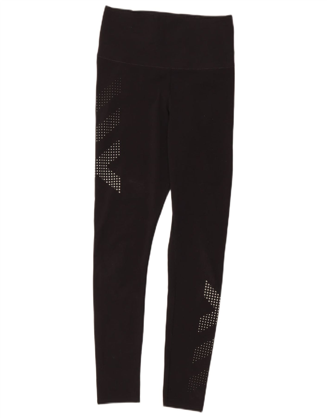 Женские леггинсы с рисунком Reebok UK 10, маленькие черные