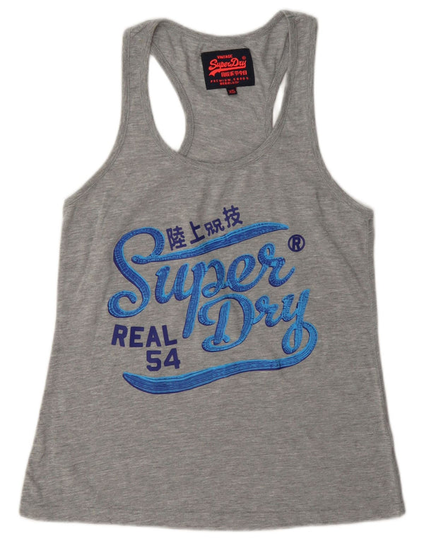 Мужской жилет с рисунком Superdry XS, серый полиэстер