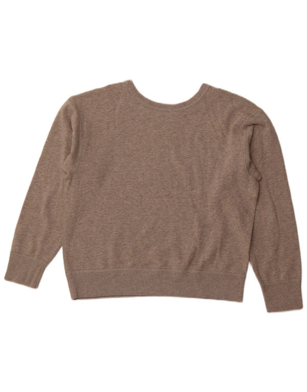 Женский укороченный свитшот Polo Ralph Lauren, Великобритания, 18 XL, бежевый