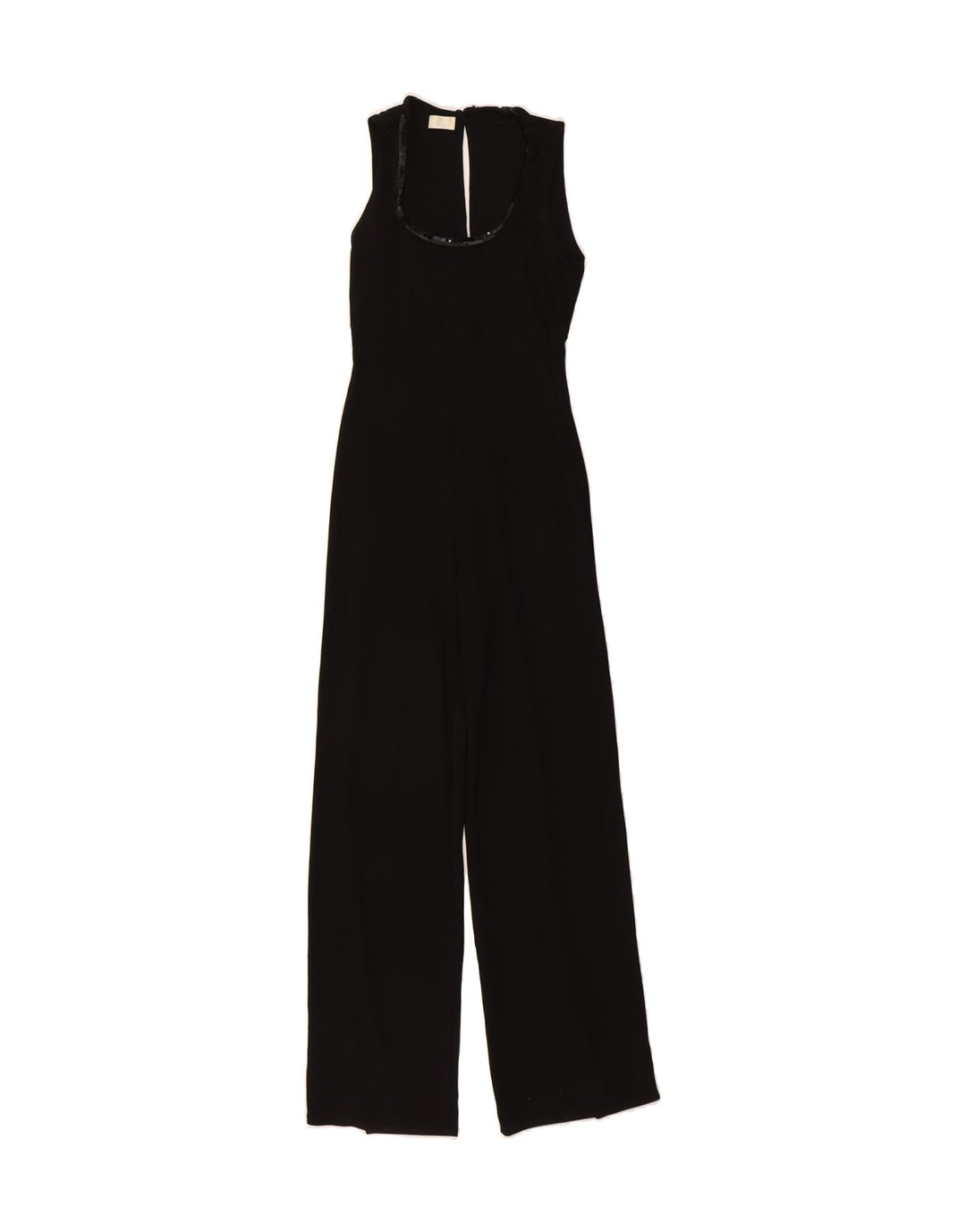 PROMOD Womens Jumpsuit UK 4 XS Black Vintage Promod and Second-Hand Promod from Messina Hembry 