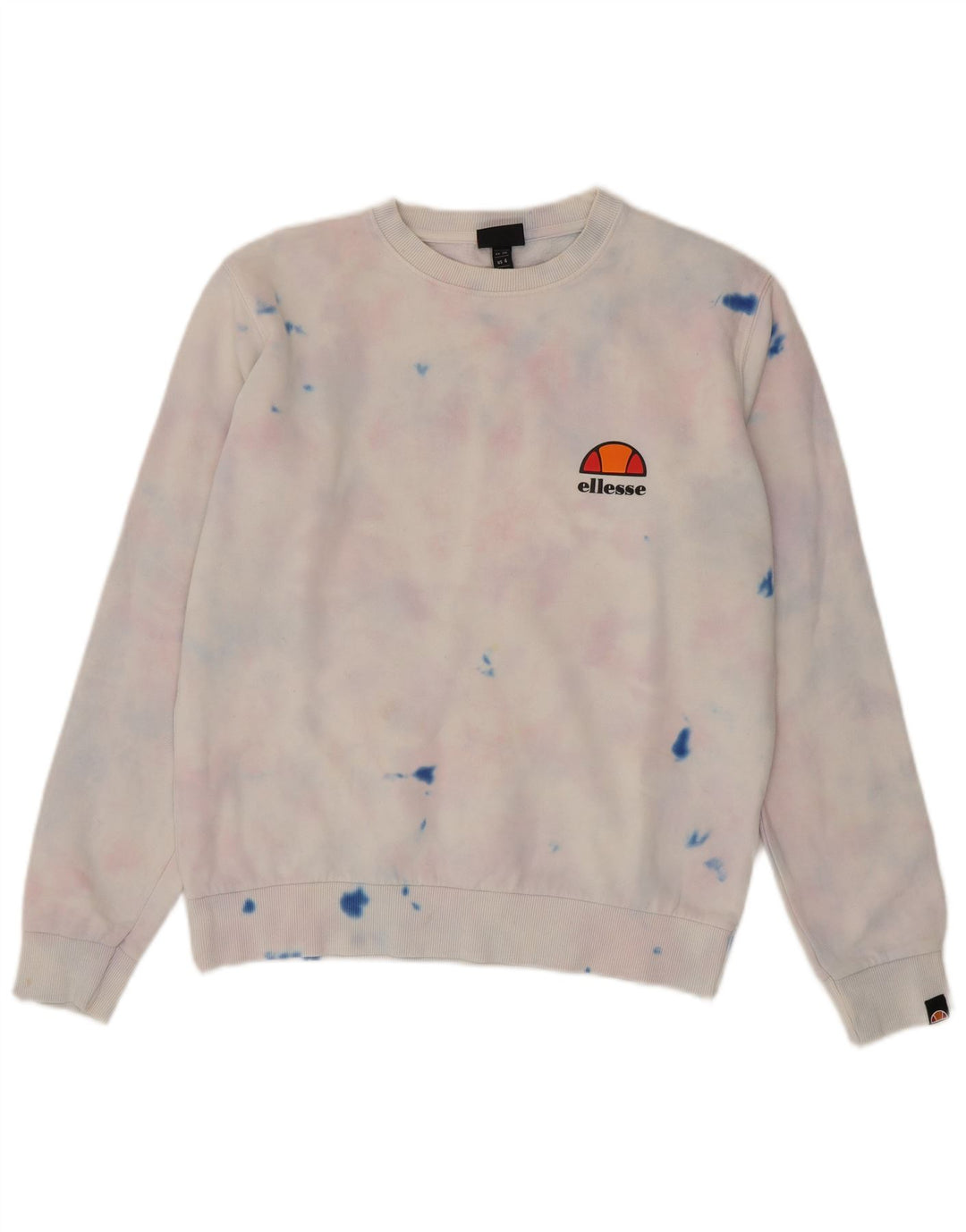 Женский джемпер оверсайз Ellesse UK 8, маленький разноцветный тай-дай