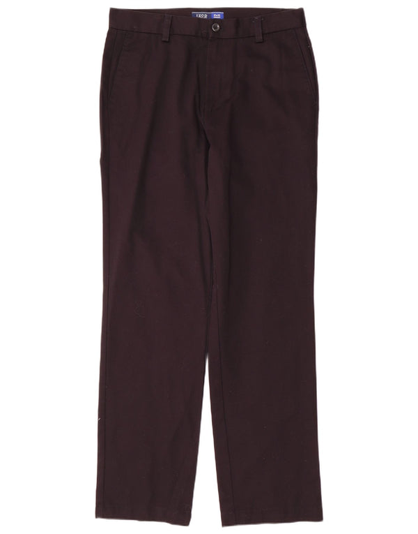 IZOD Мужские прямые брюки чинос W31 L32 Темно-синие хлопковые