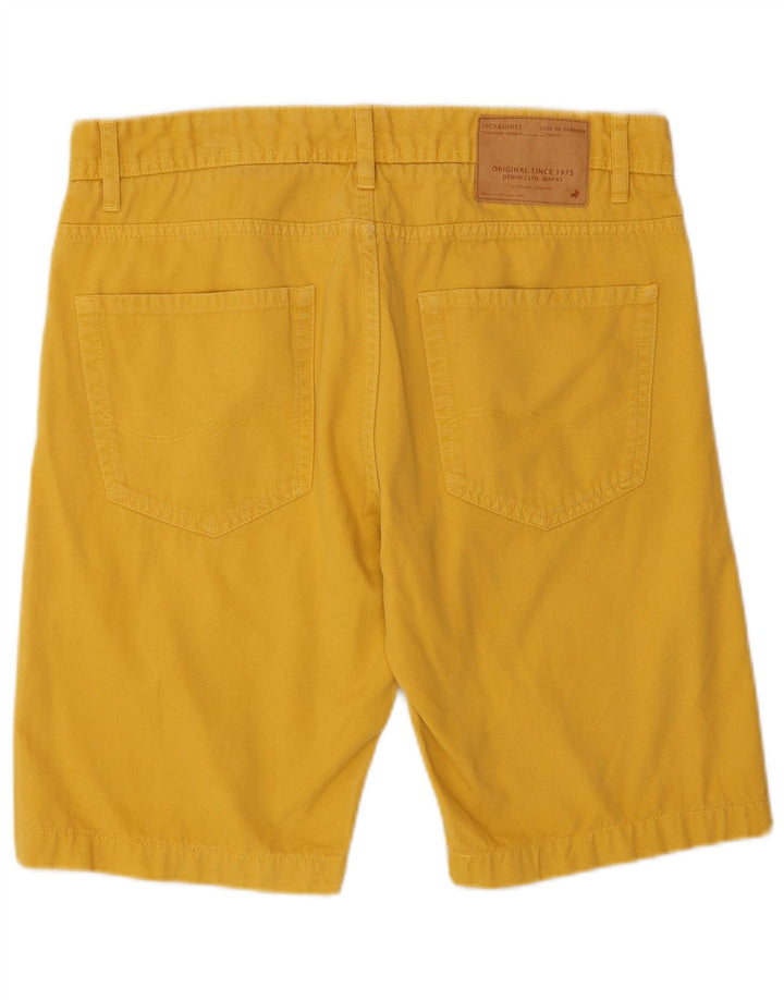 Jack & Jones Мужские повседневные шорты среднего размера W32 Желтый хлопок