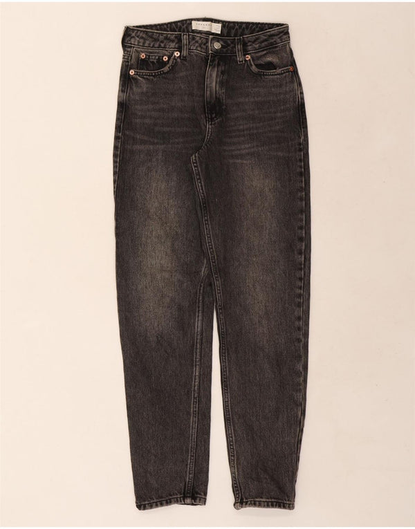 Женские зауженные джинсы Topshop Mom W25 L28, серый хлопок