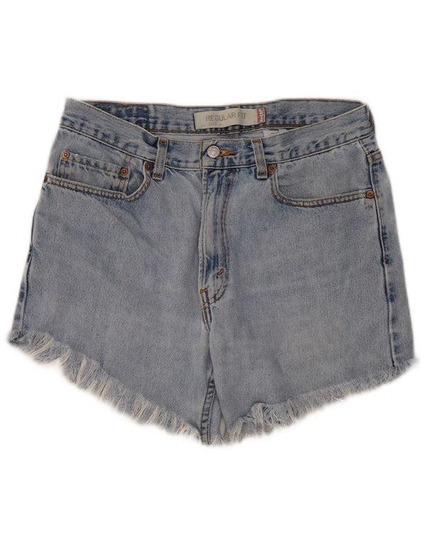 Женские джинсовые шорты стандартного кроя с высокой талией Levi's 505 W33, средний синий цвет