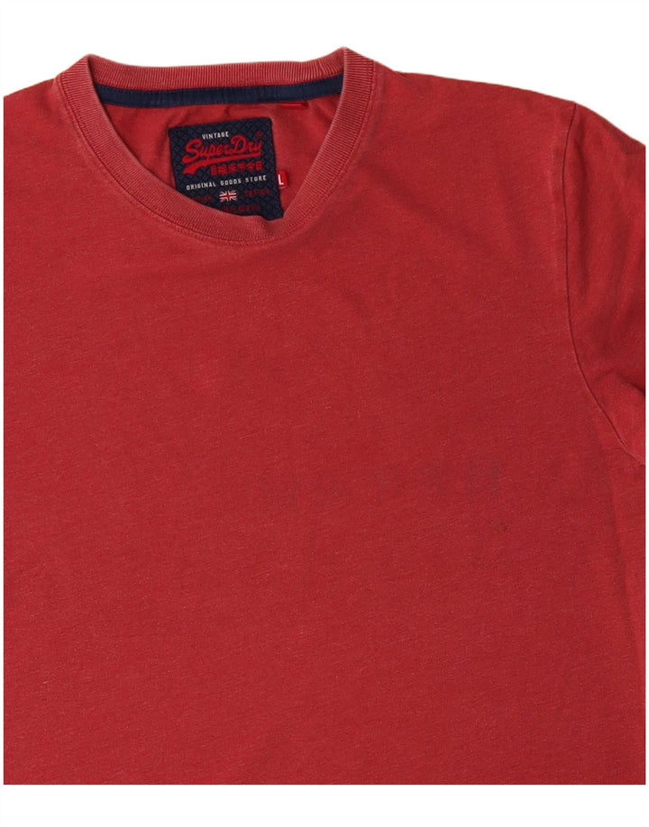 Мужская футболка Superdry, большая красная